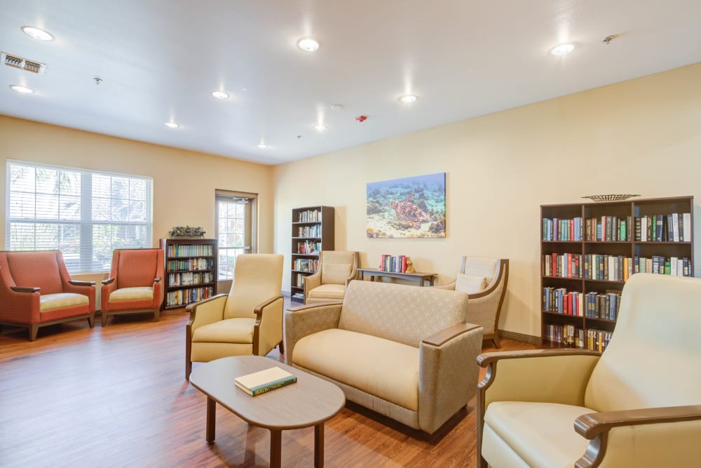 Enjoy peace and quiet in the reading room at Truewood by Merrill, Ocean Springs in Ocean Springs, Mississippi