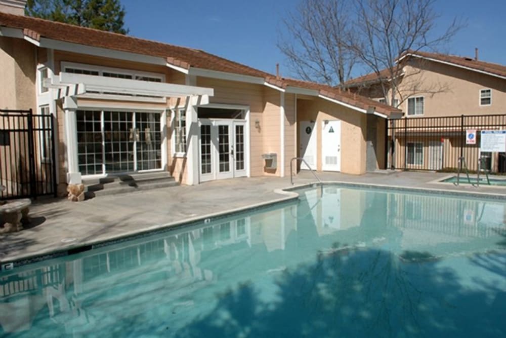 the swimming pool at River Place in Lakeside, California
