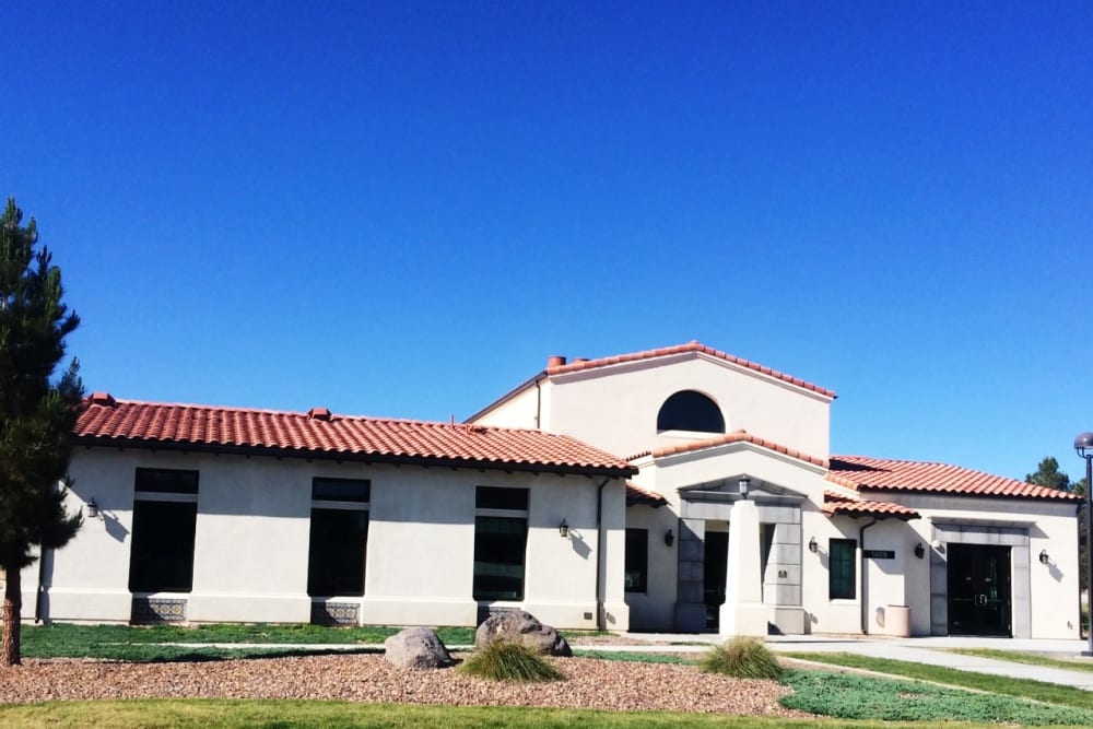 The leasing office at Capeharts in Ridgecrest, California
