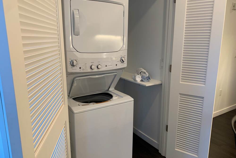 Laundry unit at Ambrose in Bremerton, Washington