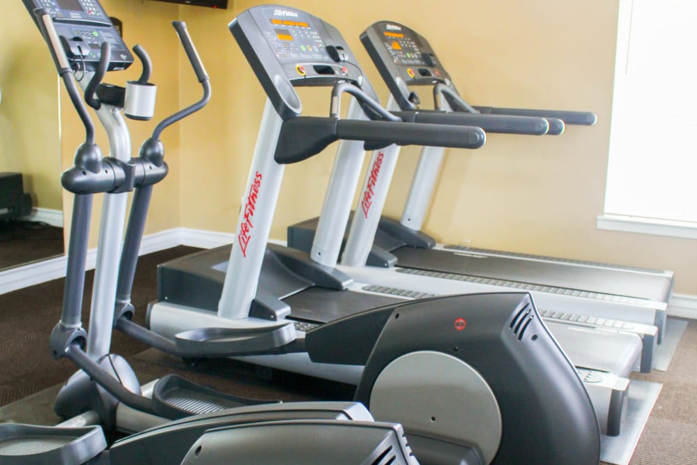 Fitness equipment at Canyon View in San Diego, California