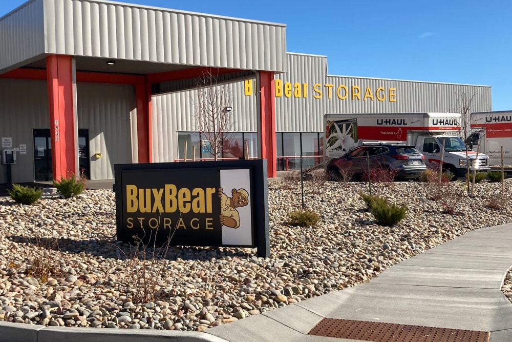 Leasing office exterior at BuxBear Storage Colorado Springs in Colorado Springs, Colorado
