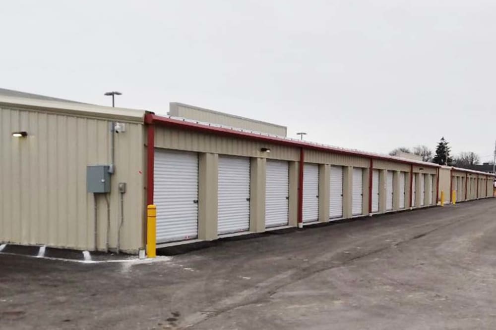 Outdoor units at Apple Self Storage - Leamington in Leamington, Ontario