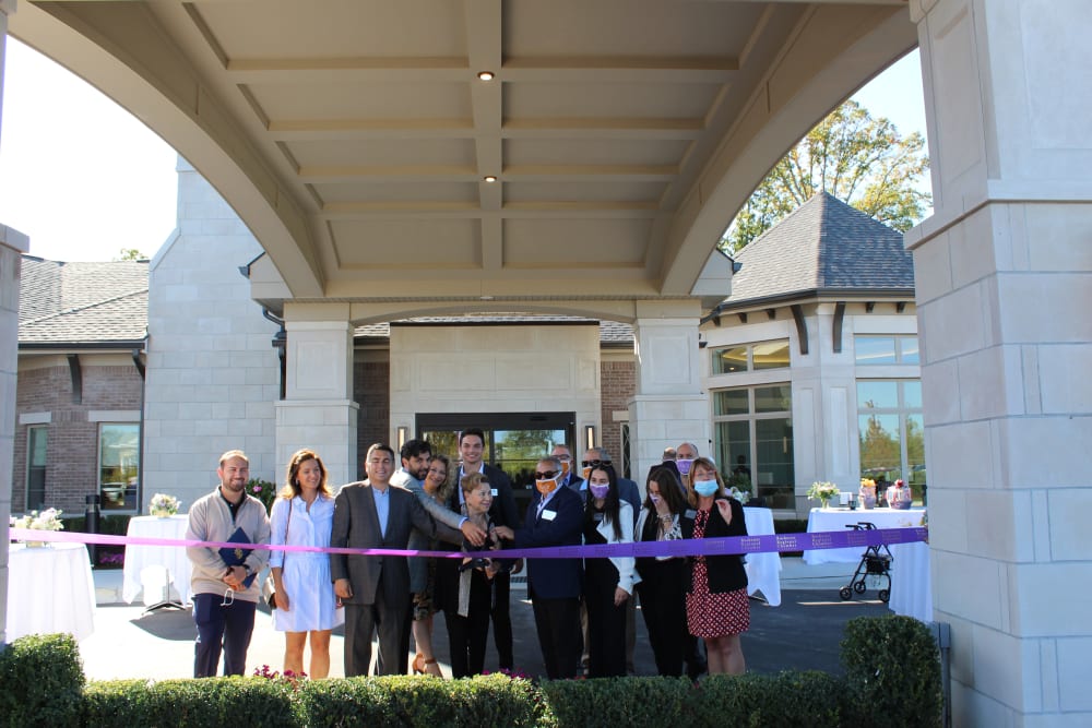 Blossom Springs in Oakland Twp Ribbon Cutting Ceremony for the Assisted Living and Memory Care Community.