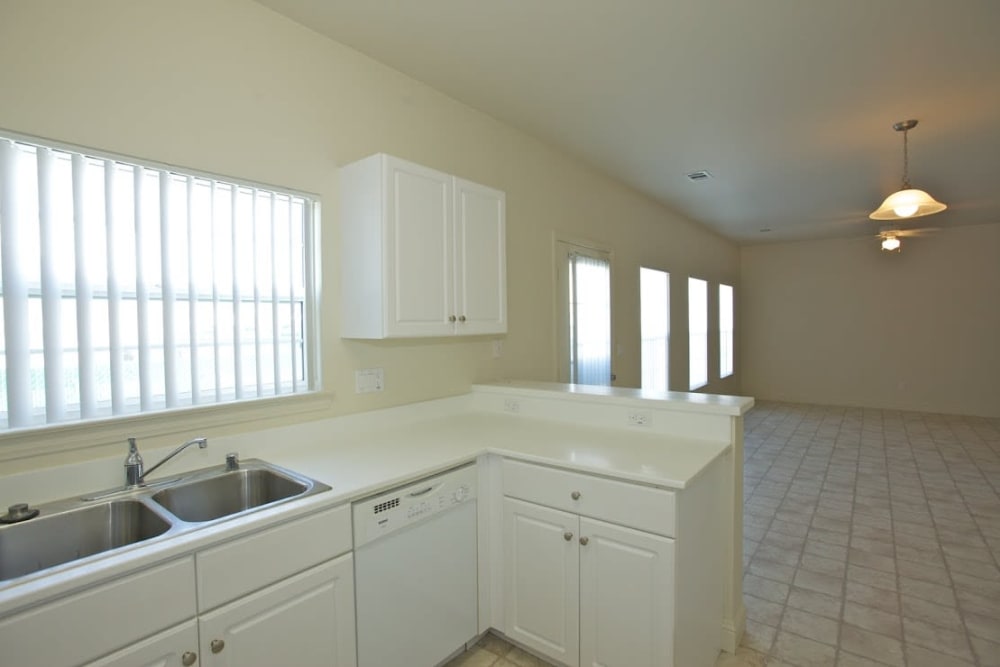 another view of the kitchen at South Mesa I in Oceanside, California