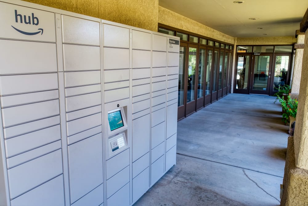 Amazon package lockers at Starrview at Starr Pass in Tucson, AZ