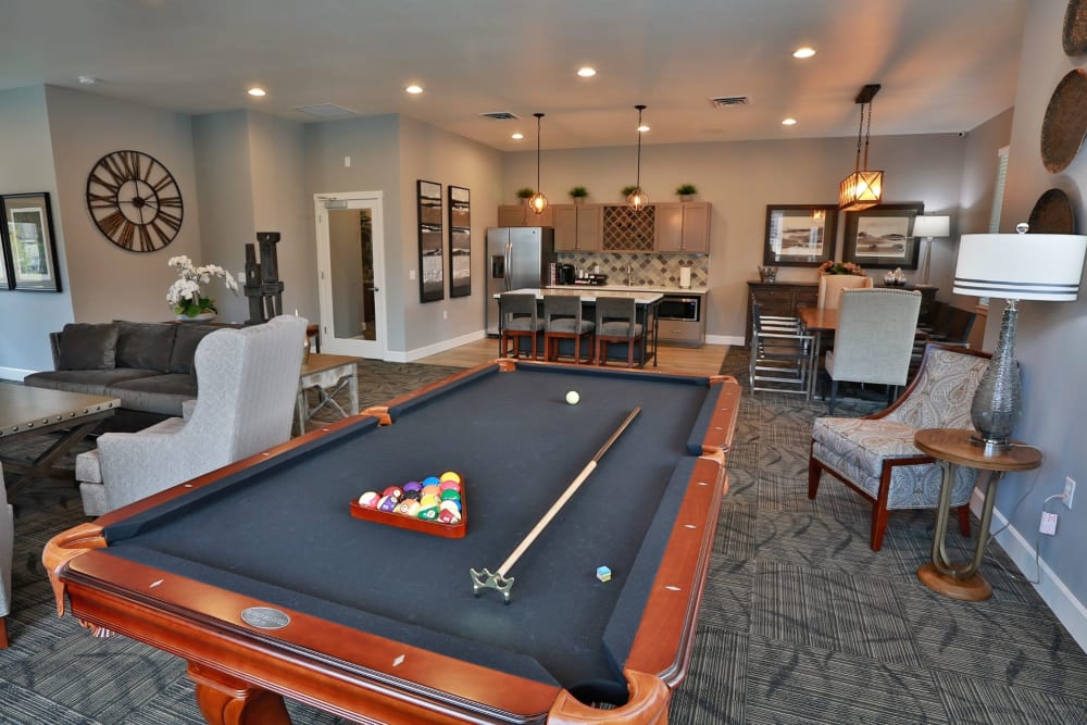 access to a pool table at The Fairway Apartments in Salem, Oregon