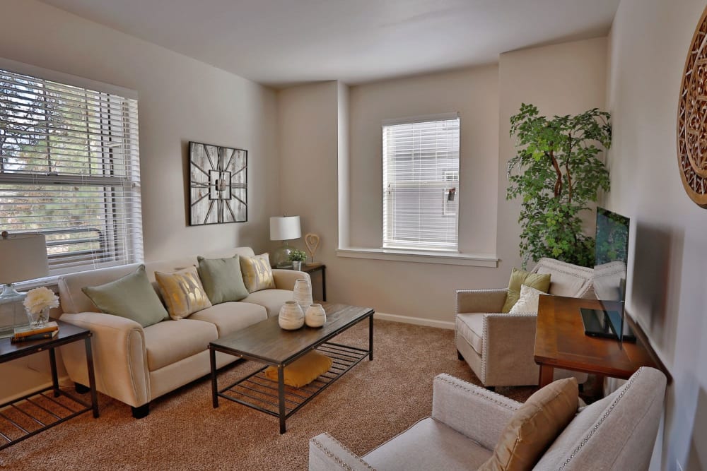 plenty of space to entertain guests at The Fairway Apartments in Salem, Oregon