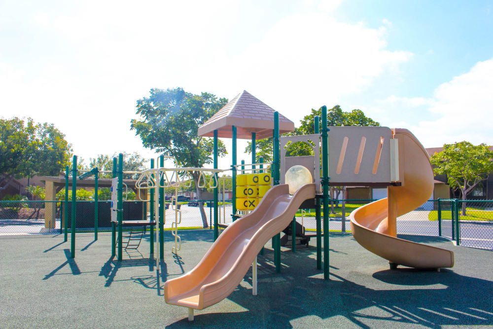 the playground at Sea Breeze Village in Seal Beach, California