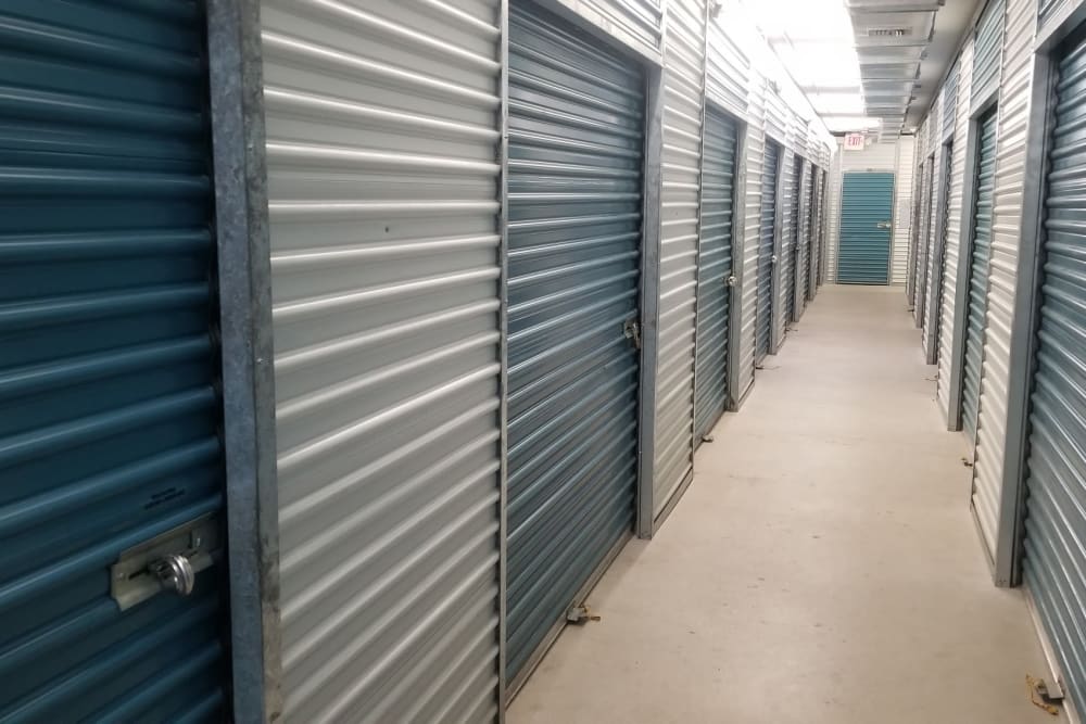 Indoor storage units at Everest Self Storage - Davie in Davie, Florida