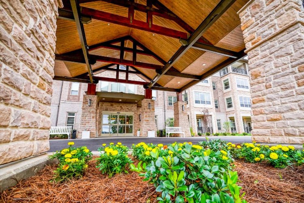 Community entrance at Harmony at Kent in Dover, Delaware