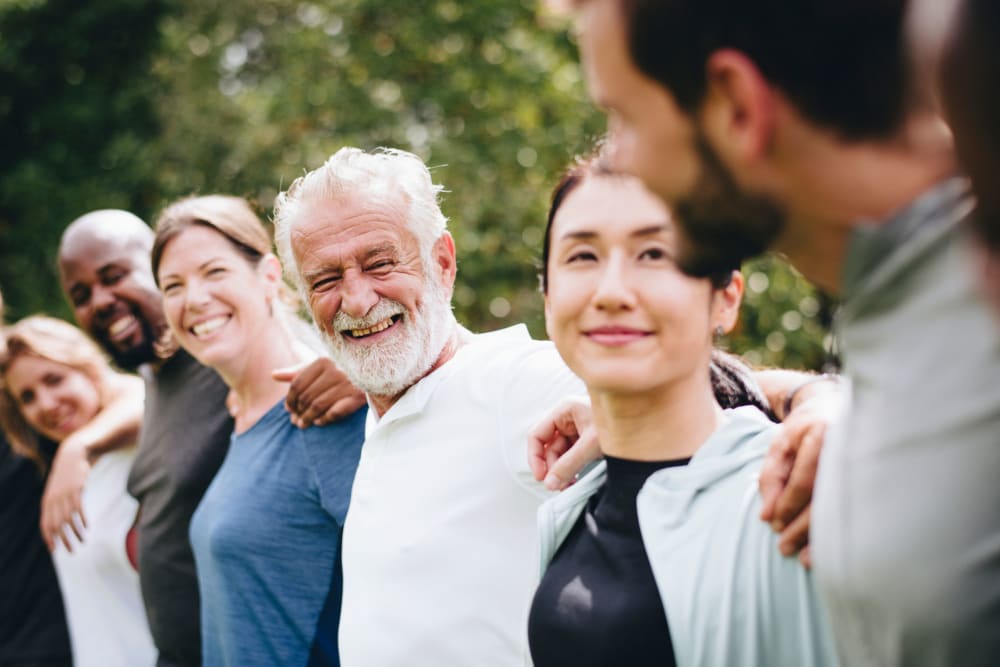 Group of residents at Eagleview Landing in Exton, Pennsylvania