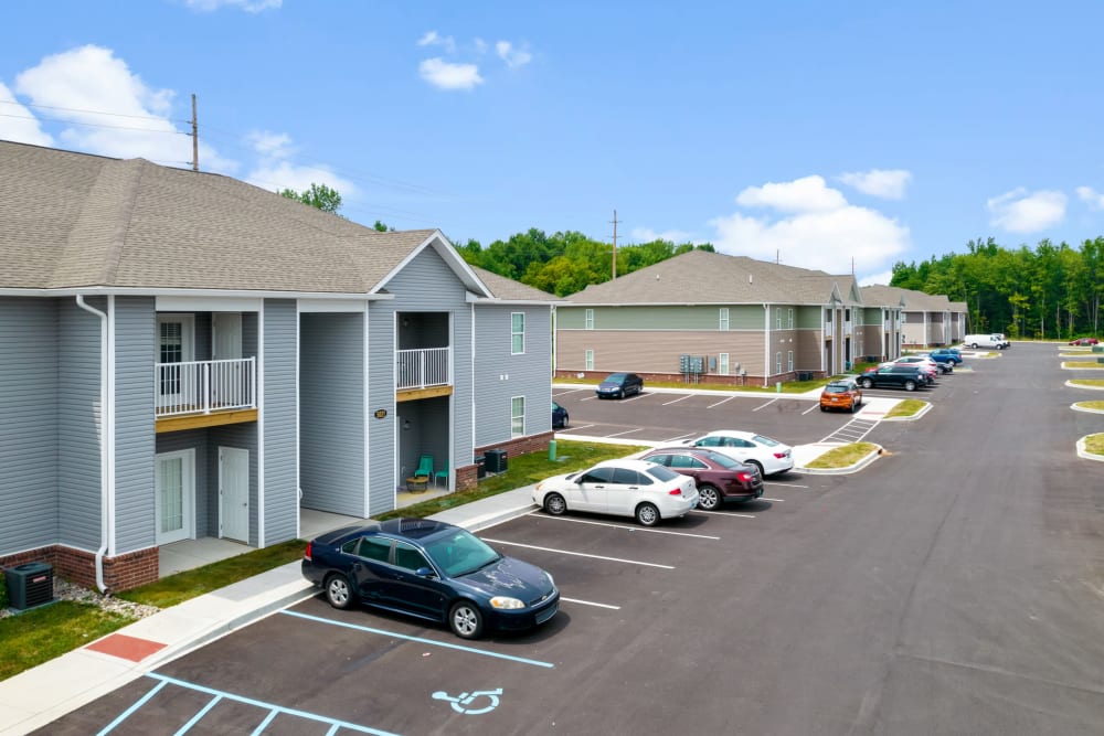 Apartment buildigns at Cane Run Station Apartments in Louisville, Kentucky