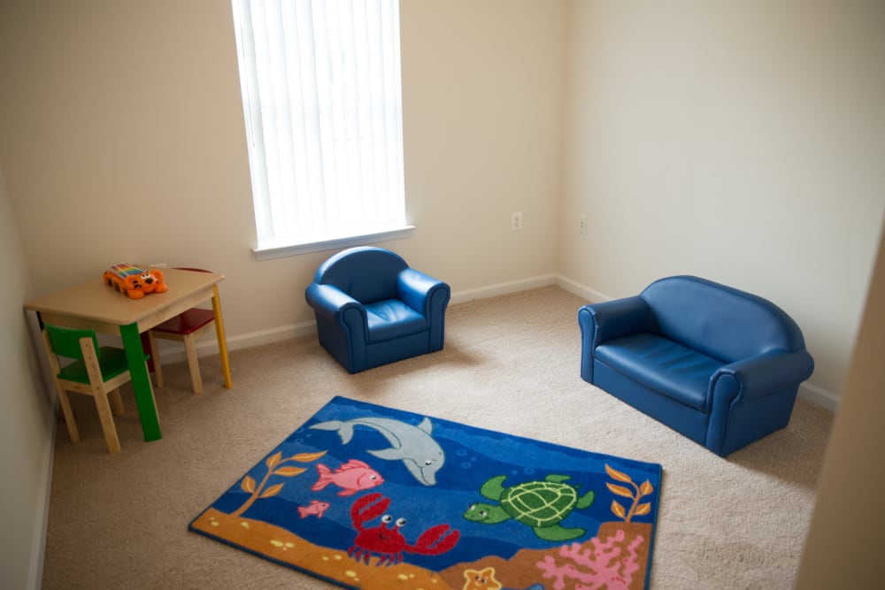 Kids room in a townhome at Lyman Park in Quantico, Virginia