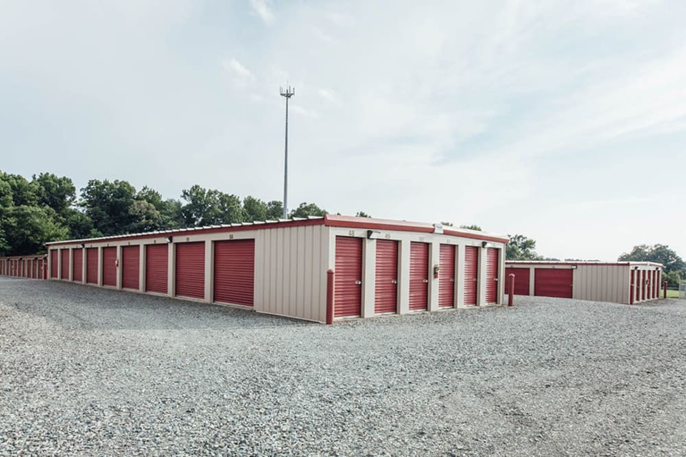 Outdoor units at American Self Storage West, a American Self Storage NC - Corporate location