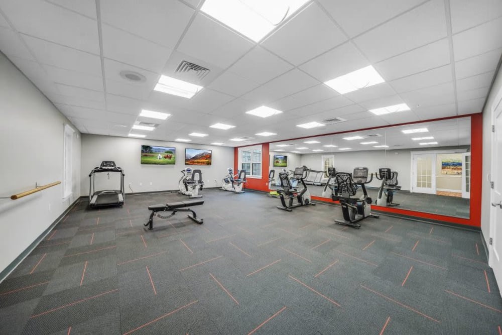 Fitness center at The Pinnacle in Plymouth Meeting, Pennsylvania