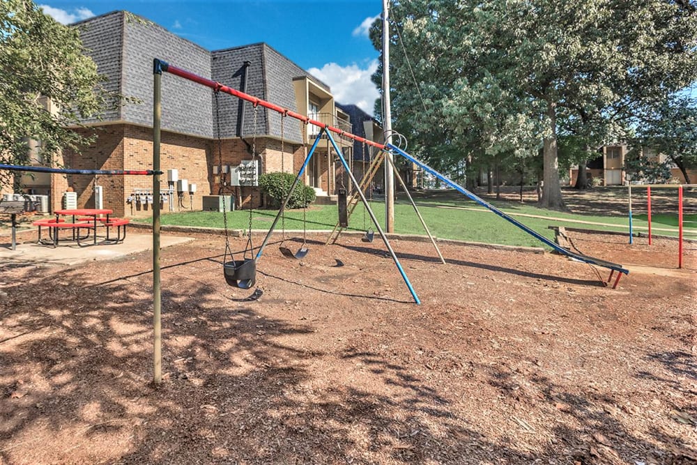 View of playground at Patrician Terrace Apartment Homes in Jackson, Tennessee