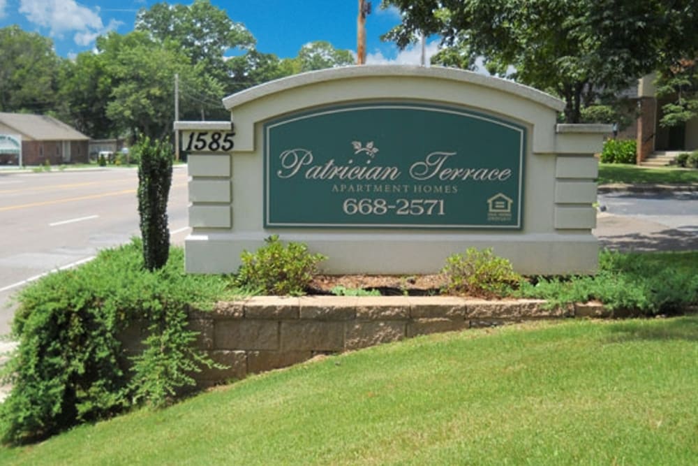 Memorial name at  Patrician Terrace Apartment Homes in Jackson, Tennessee