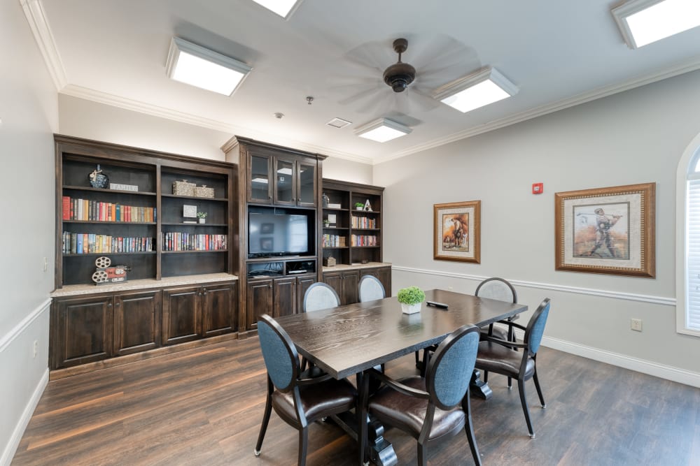 Activity room at Addington Place of Lee's Summit in Lees Summit, Missouri