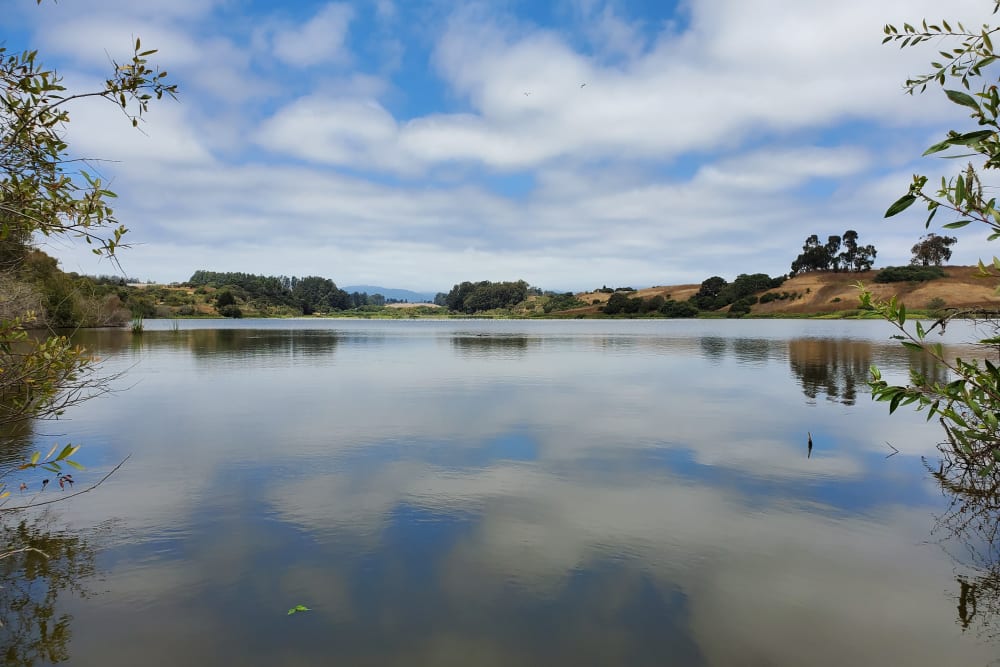 Beautiful lake near Pajaro Vista in Freedom, California