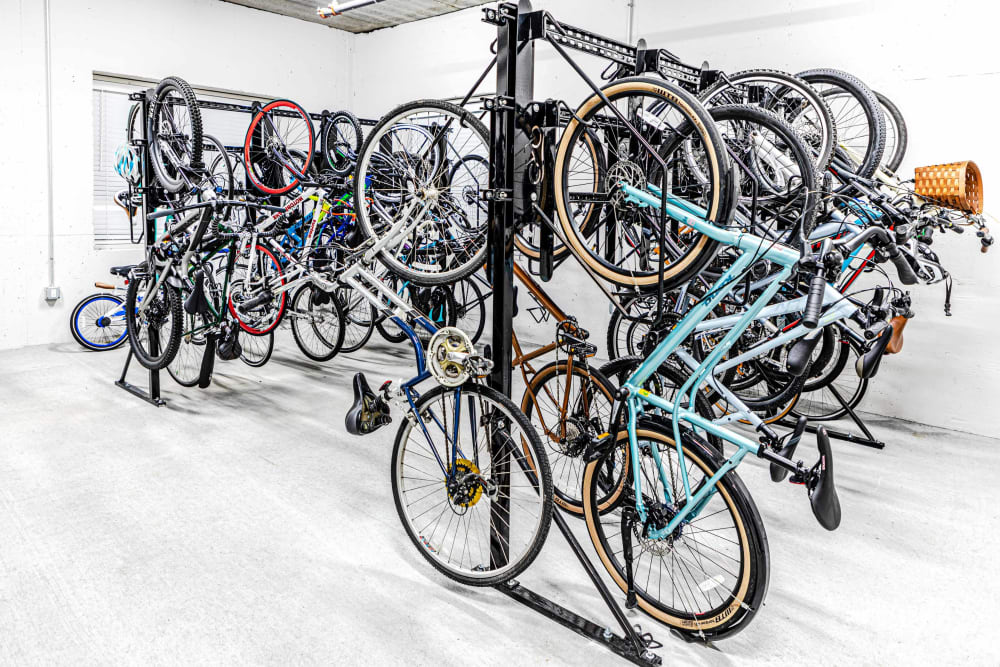 Bike Storage Room at The Barton | Apartments in Clayton, MO