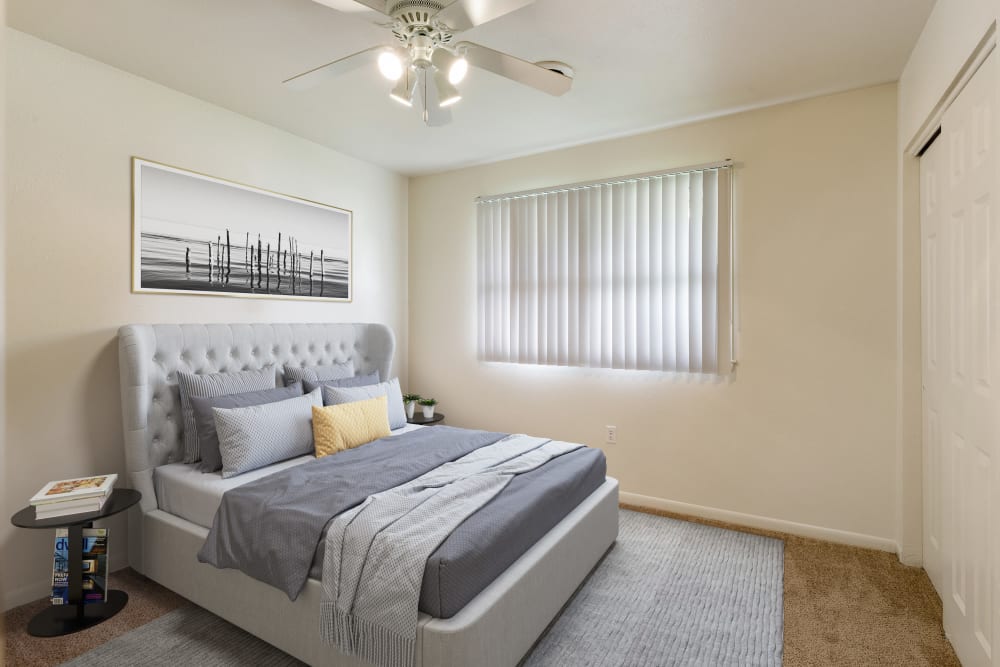 a bright bedroom at Covenant Trace in Newport News, Virginia
