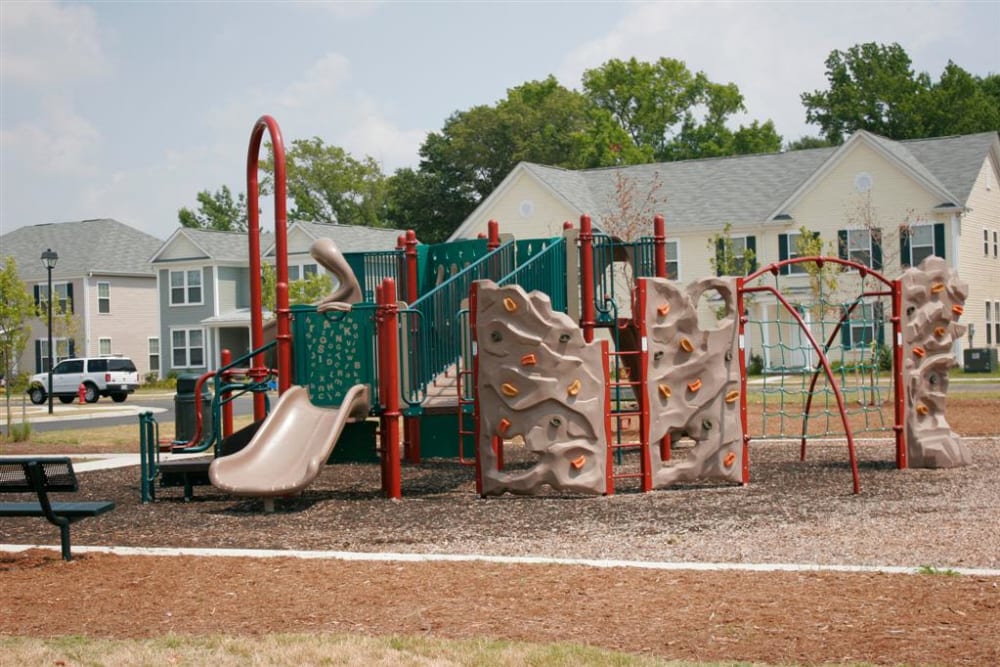 The playground at The Village at New Gosport in Portsmouth, Virginia