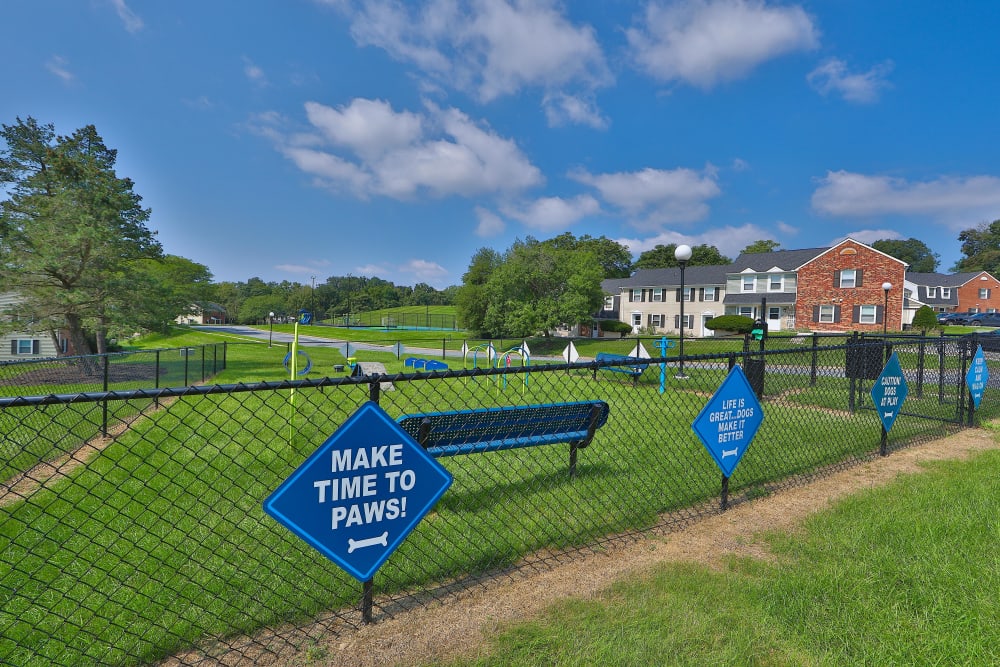 Dog Park at The Village of Laurel Ridge & The Encore Apartments & Townhomes in Harrisburg, Pennsylvania
