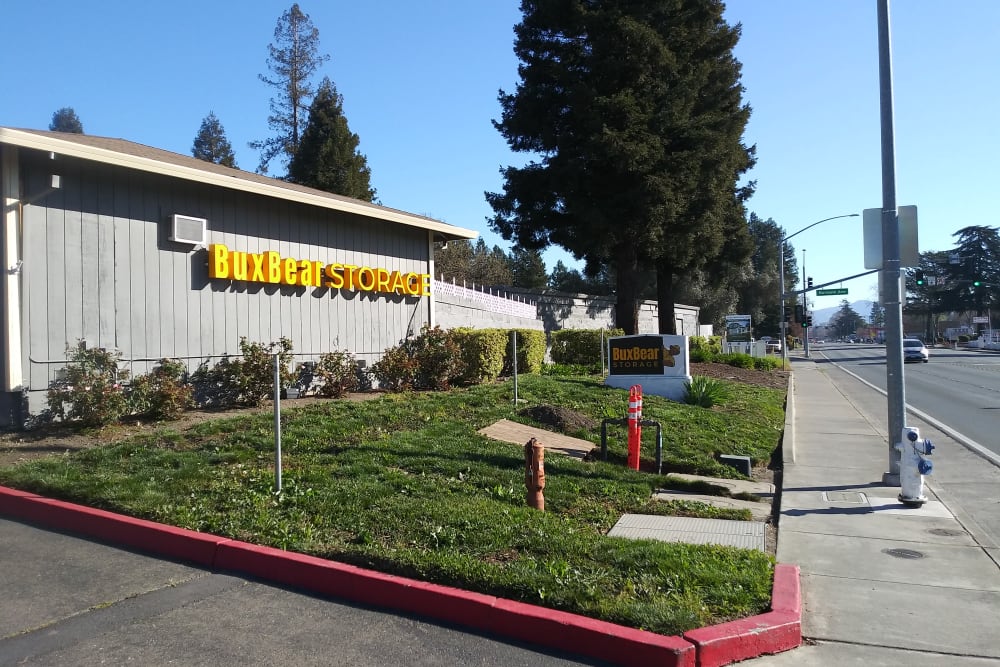 Main entrance at BuxBear Storage Santa Rosa in Santa Rosa, California