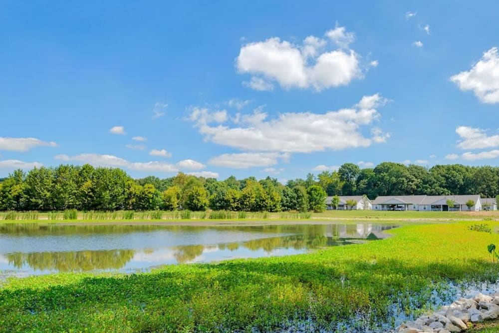 Lake at Leisure Living Lakeside in Evansville, Indiana