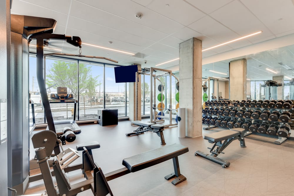 Brand New Fitness Center at The Columbia at the Waterfront in Vancouver, Washington