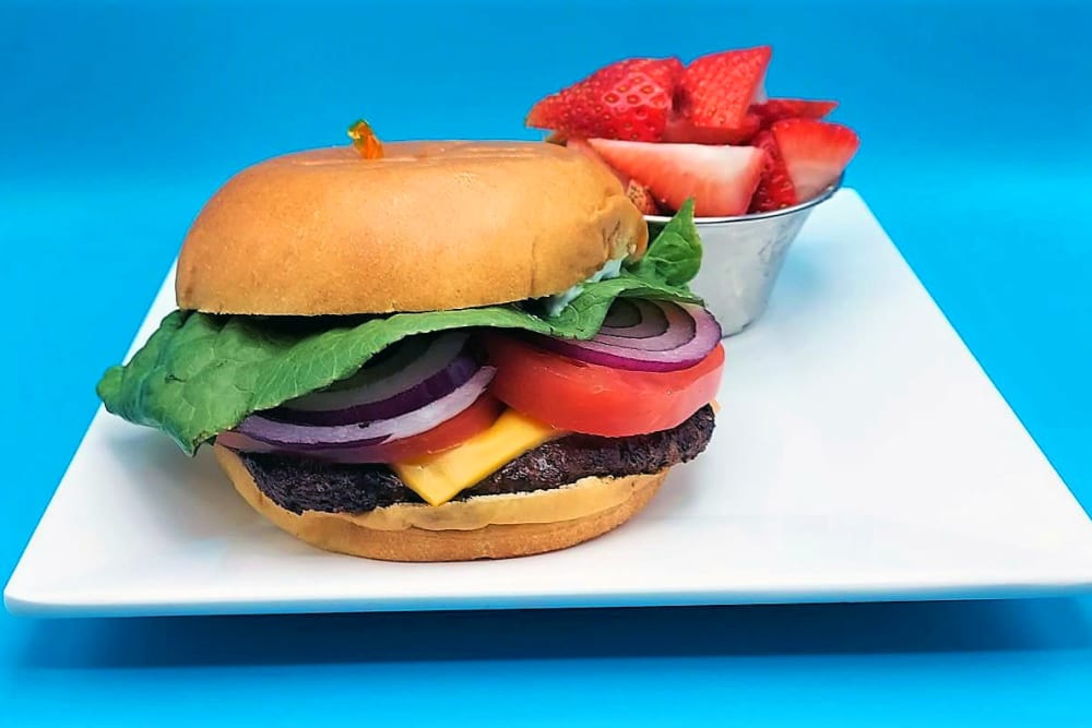 Cheeseburger from HeatherWood Assisted Living & Memory Care in Eau Claire, Wisconsin