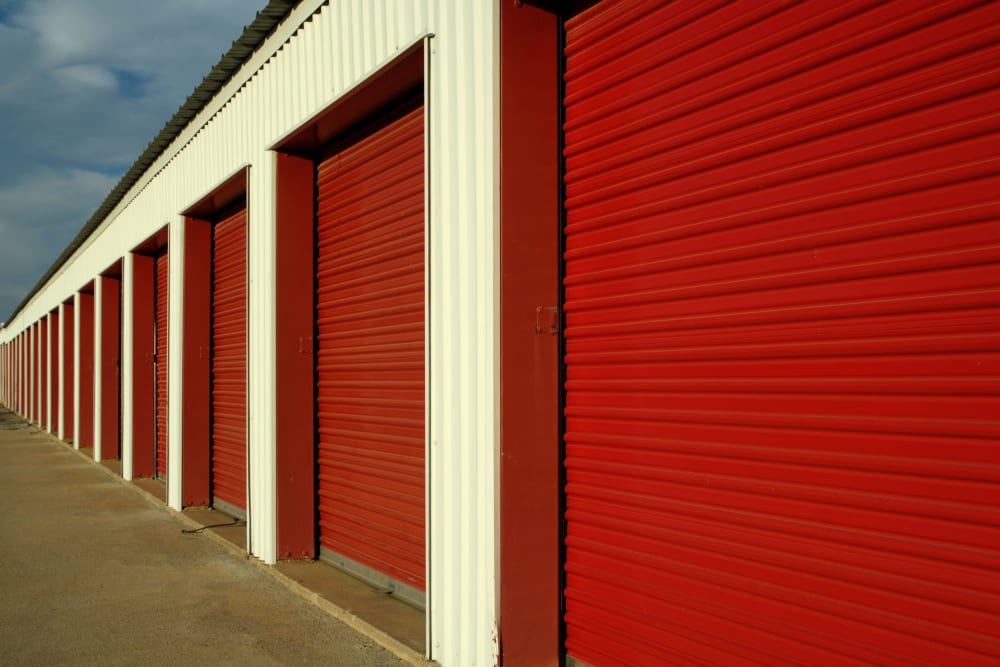 ground floor unit at American Self Storage – Clayton East in Clayton, North Carolina