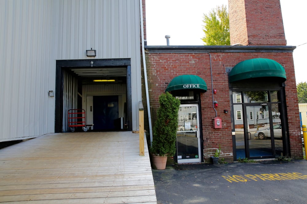 The loading dock at Advantage Self Storage in Salem, Massachusetts