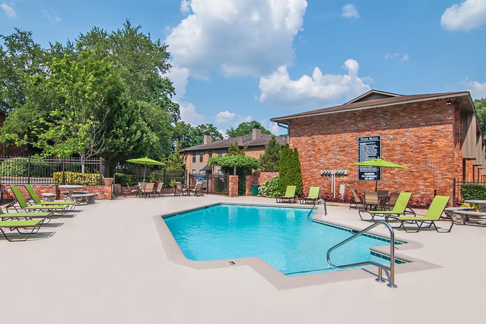 Swimming pool at The Village on Cherokee in Columbus, Georgia