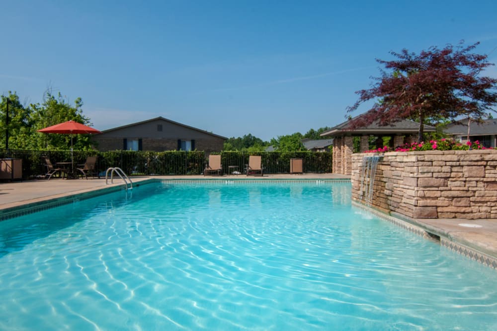 Spacious swimming pool at Brittwood Apartments in Columbus, Georgia