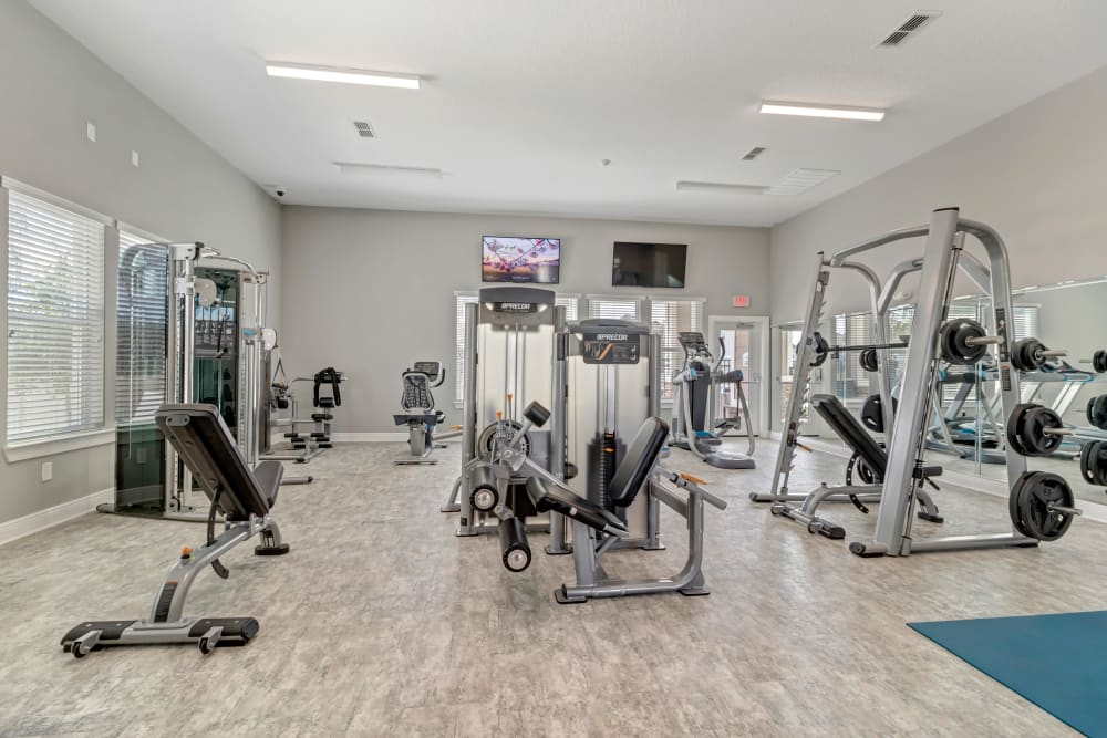 Fitness center at The Carlton at Bartram Park in Jacksonville, Florida