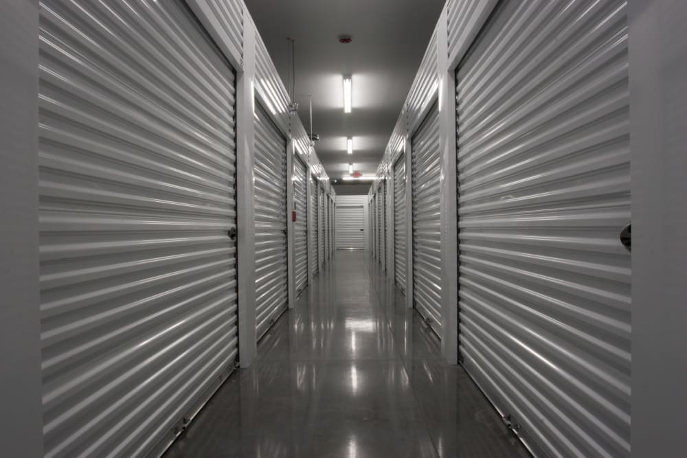 Climate-controlled units at Excess Self Storage H & R Drive in Knightdale, North Carolina