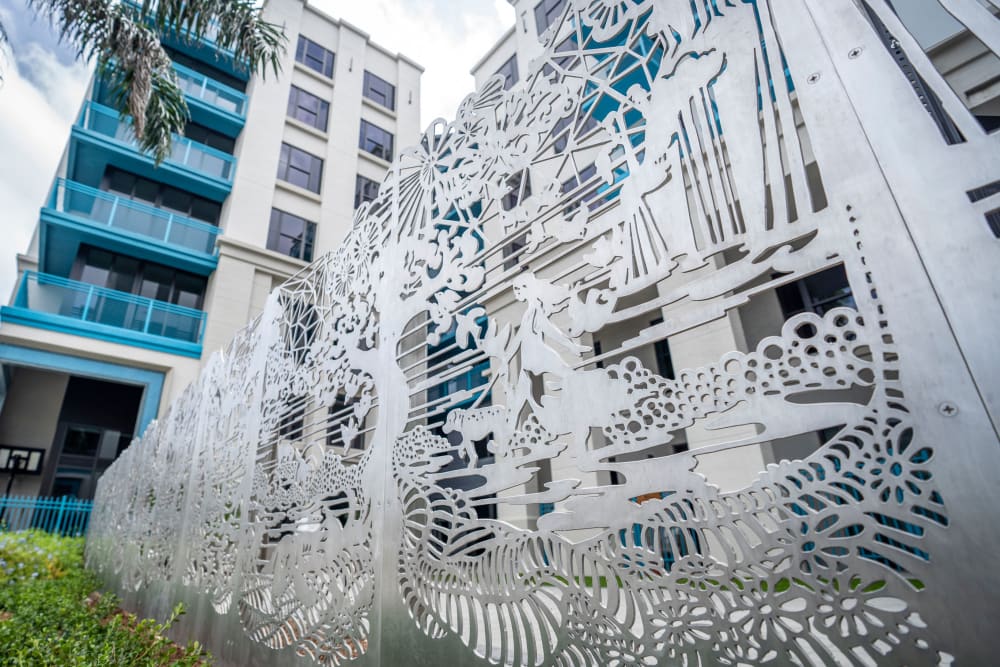 Cool photo of the exterior at Motif in Fort Lauderdale, Florida