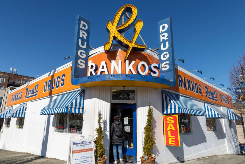 Rankos drug store near The Lex in Tacoma, Washington
