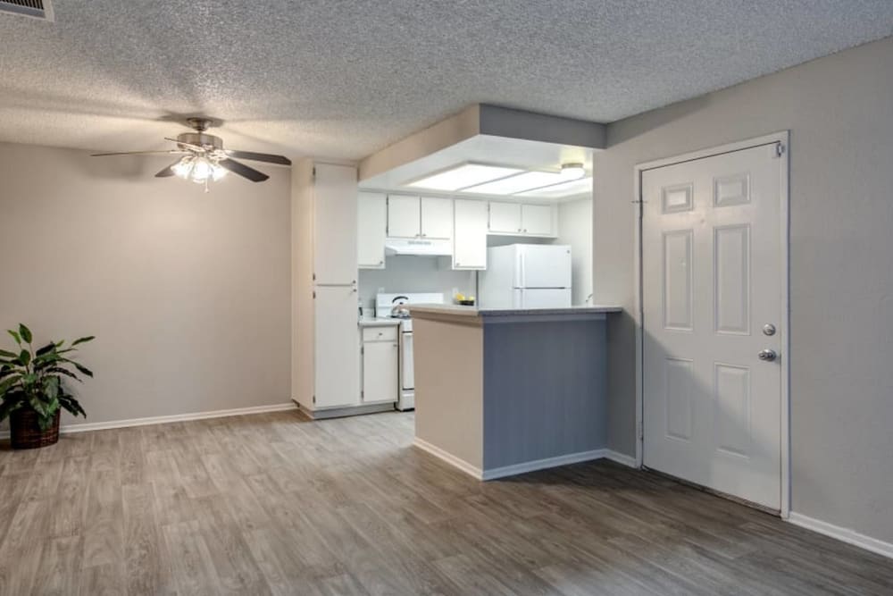 Large living space at Cordova Park Apartments in Lancaster, California