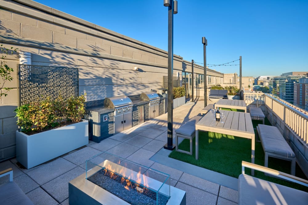 Renovated rooftop at Meridian at Gallery Place