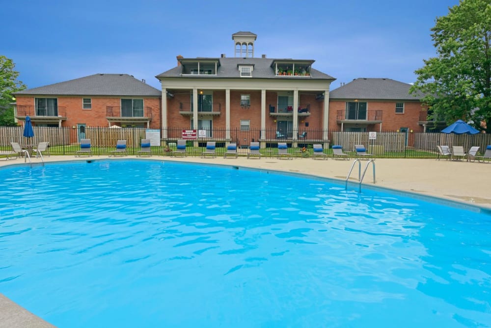 Large pool at Veridian Castleton in Indianapolis, Indiana