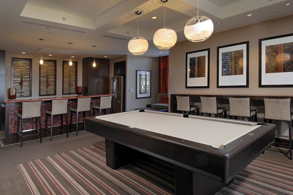Billiards in the lounge at Parc Rosslyn