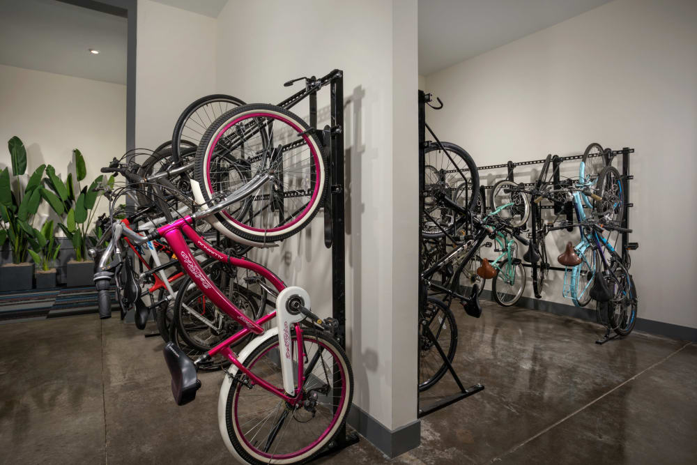 Bike storage at The Ella Scott's Addition in Richmond, Virginia
