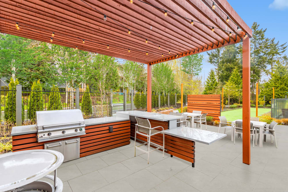 Have fun with friends with out outdoor grilling area at Brookside Village in Auburn, Washington