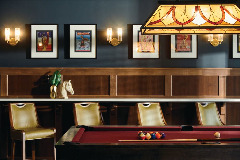 Game room with billiards and more at SL location 1 in Bend, Oregon