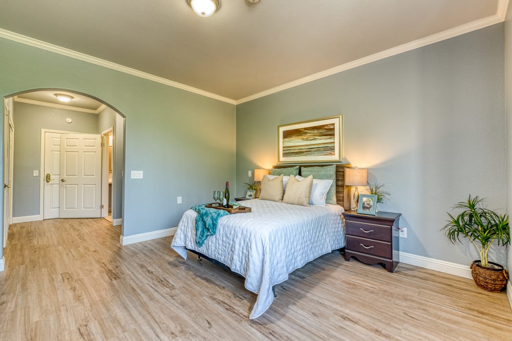 Bedroom at Pacifica Senior Living Chino Hills in Chino Hills, California