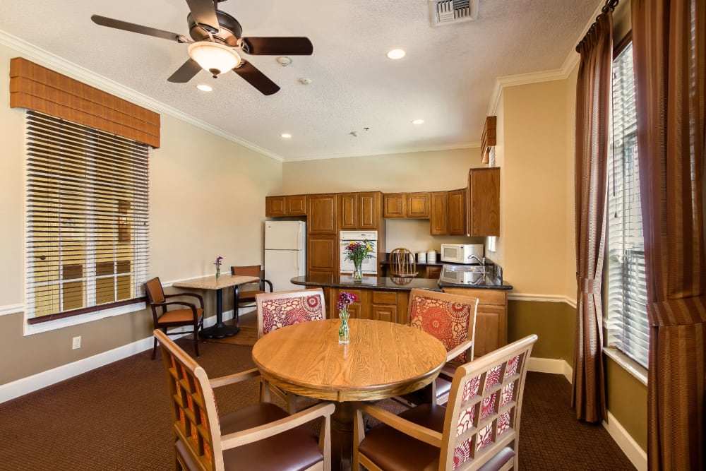 Resident floor plan at Pacifica Senior Living Bakersfield in Bakersfield, California
