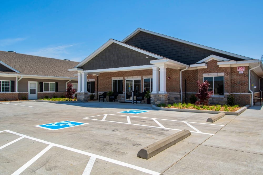 Exterior of Retreat at Leisure Living in Evansville, Indiana